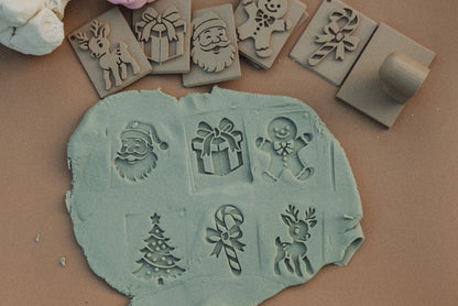 Christmas Eco Stamp Set - Playdough Tool