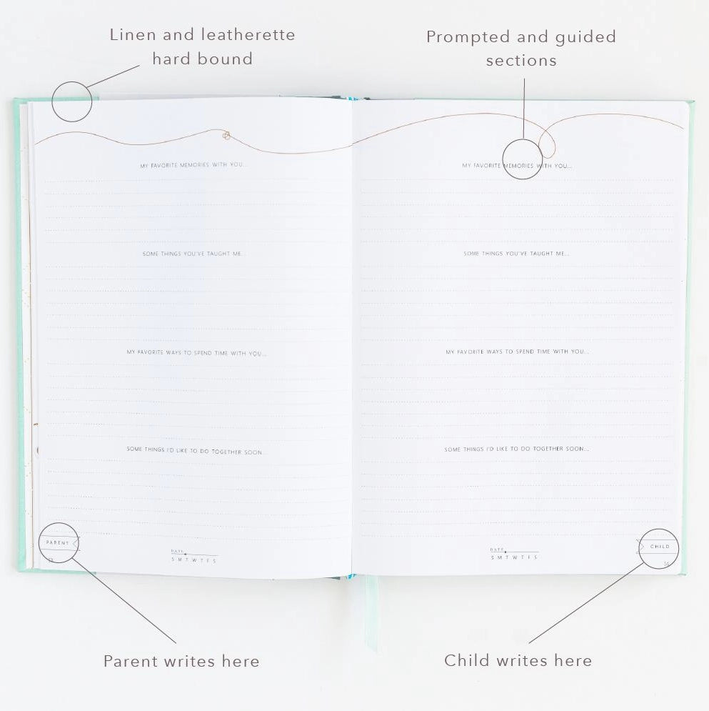 Parent-Child Connection Journal - Blush Pink