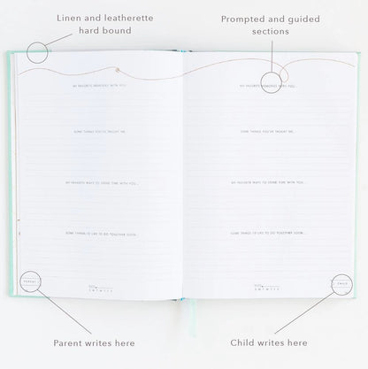 Parent-Child Connection Journal - Blush Pink