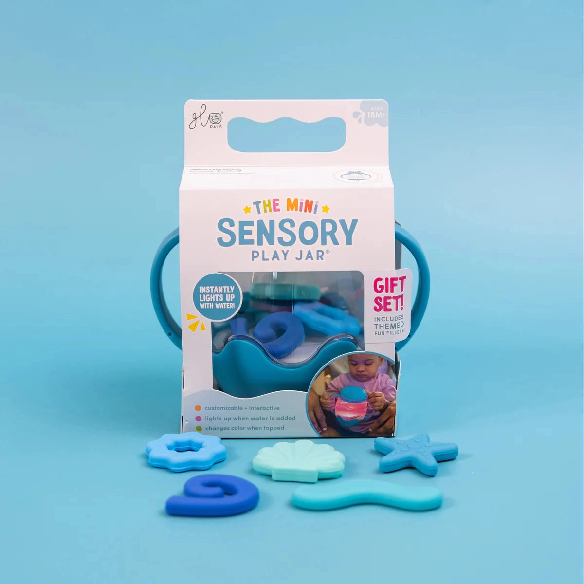 Mini Sensory Play Jar® Gift Set - Blue Lagoon