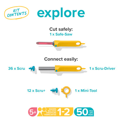 Makedo Explore Kit | Cardboard Construction