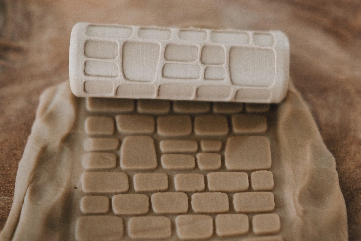 Cobblestone Path Roller - Eco Pattern Playdough Roller