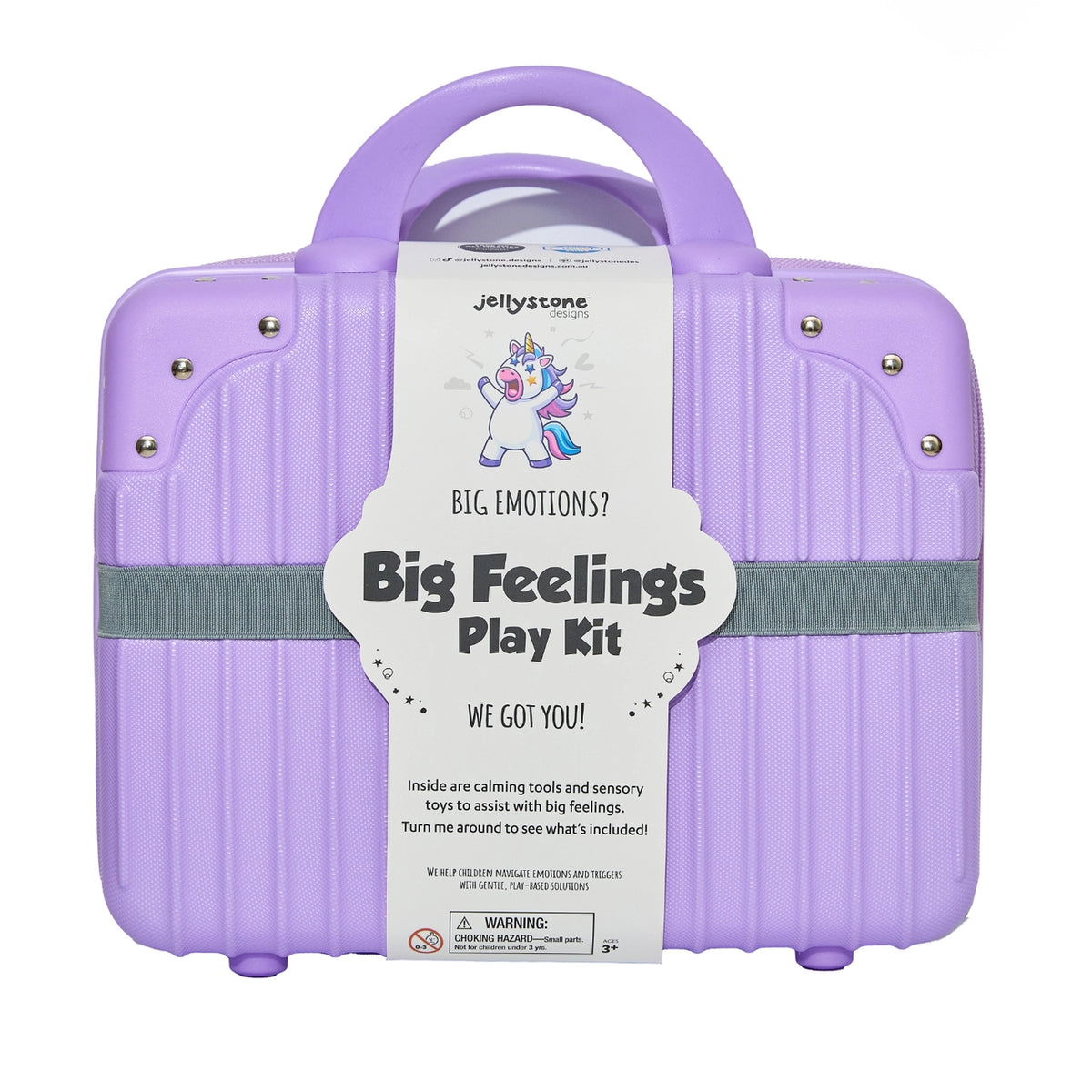Big Feelings Play Kit - Unicorn with Suitcase