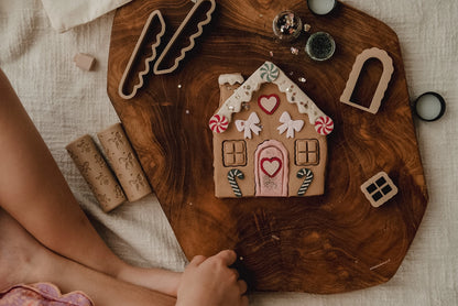 Gingerbread House Playdough Decorating Kit
