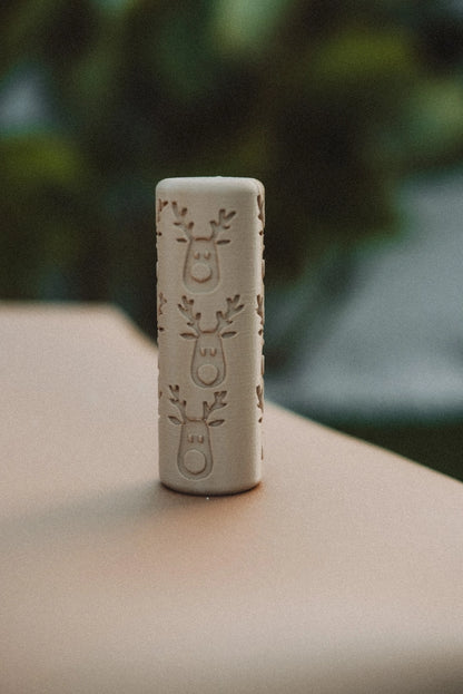 Reindeer Roller - Eco Pattern Playdough Roller