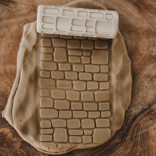 Cobblestone Path Roller - Eco Pattern Playdough Roller