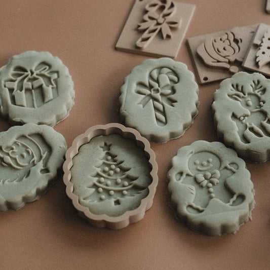 Christmas Eco Stamp Set - Playdough Tool