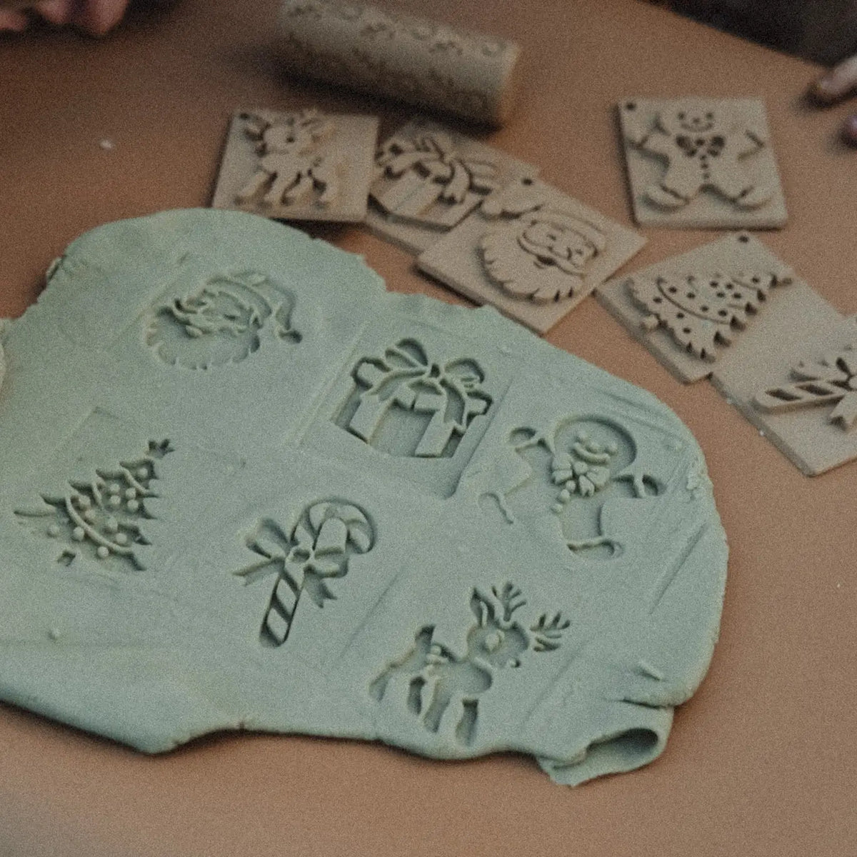 Christmas Eco Stamp Set - Playdough Tool