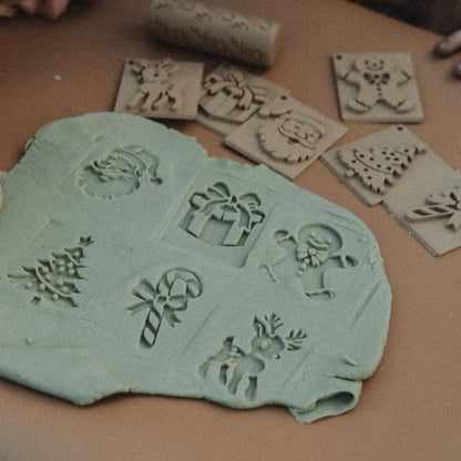 Christmas Eco Stamp Set - Playdough Tool
