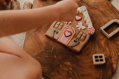 Gingerbread House Playdough Decorating Kit