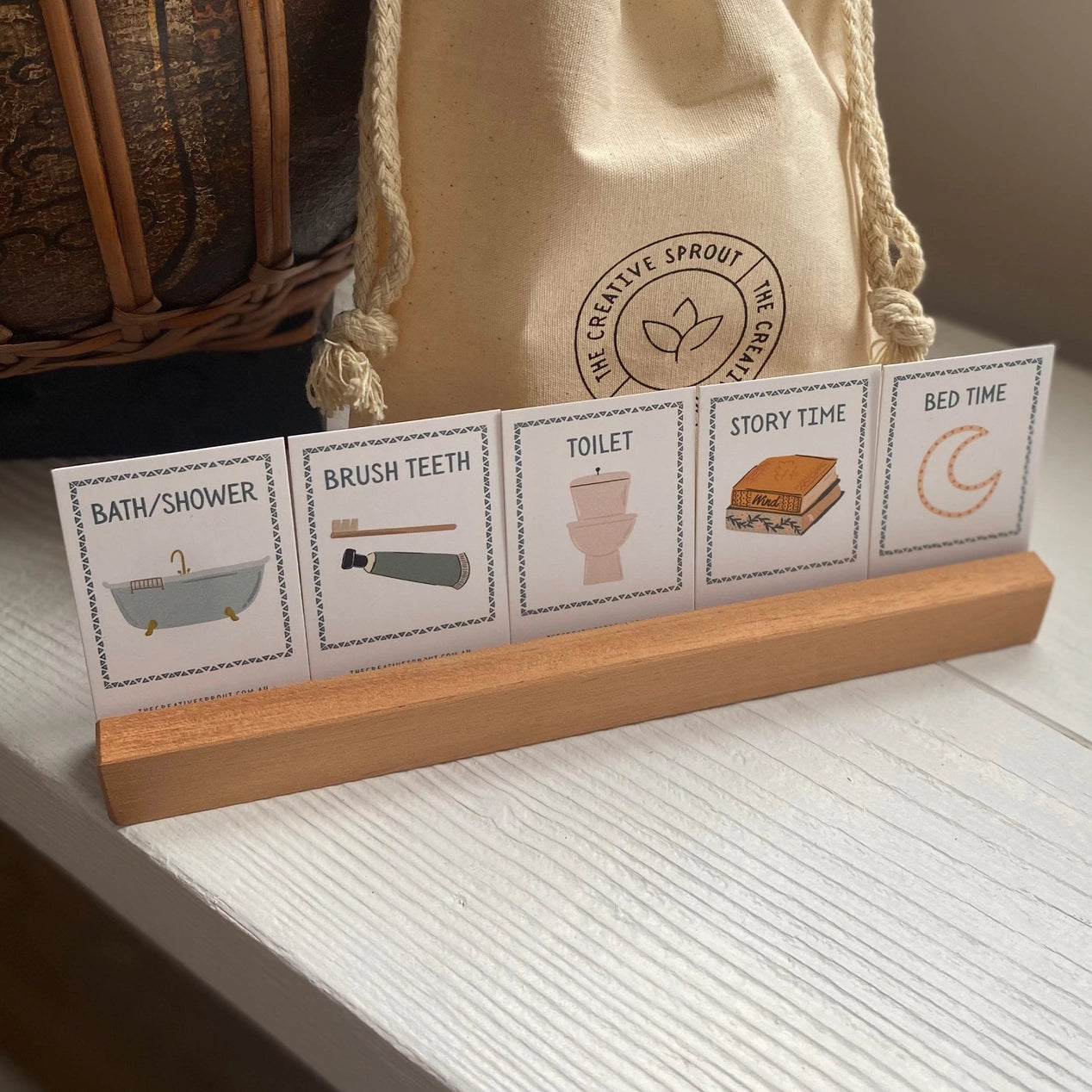 Daily Routine Cards & Display Stand – The Strong Communities Store