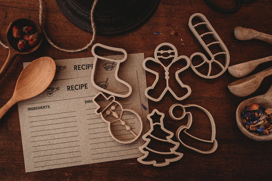 Christmas Traditional Cutter Set - Eco Playdough Tool