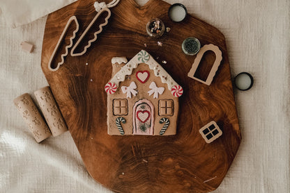 Gingerbread House Playdough Decorating Kit